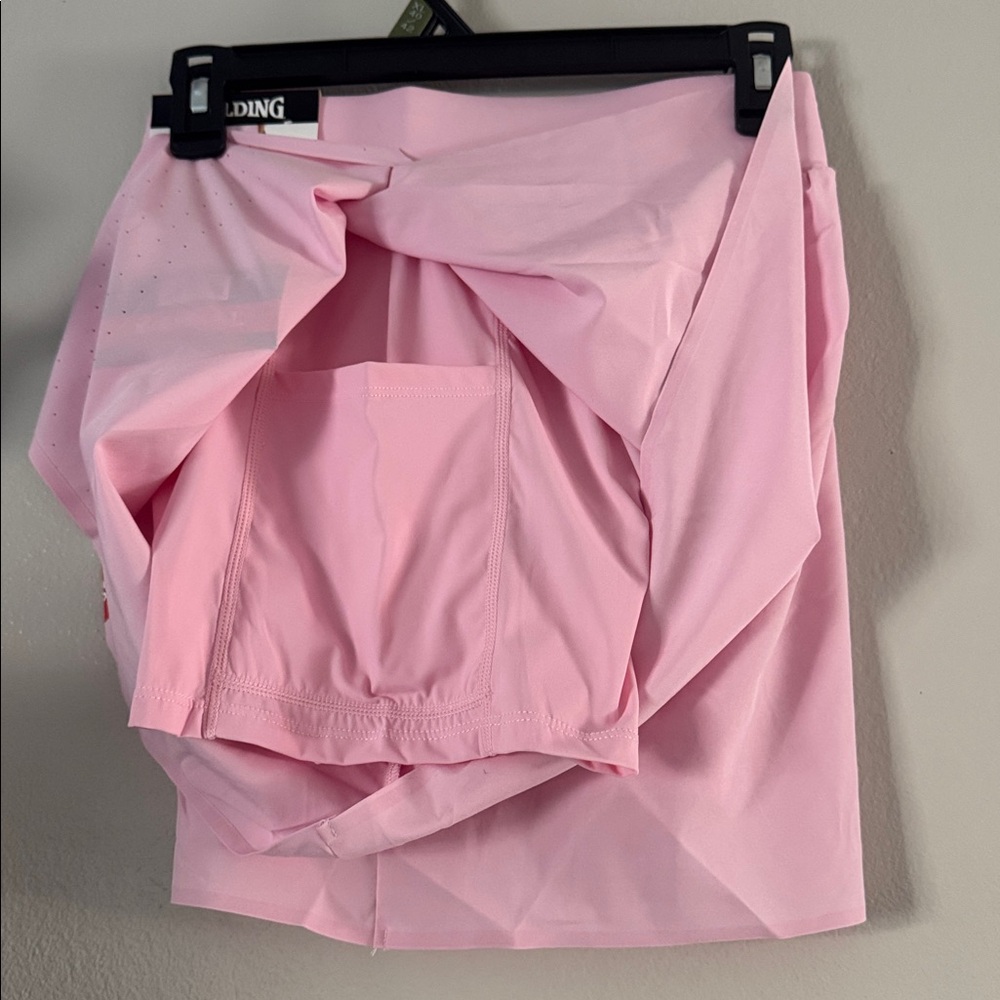 Spalding Women’s Light Pink Athletic Shorts - Picture 3 of 3